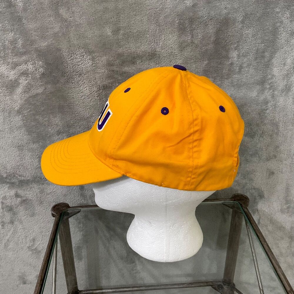 LSU Tigers Gold embroidered Adj. Baseball Cap Hat - Picture 3 of 8